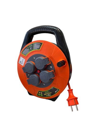 Seyyar Kablo Makarası - 10 Metre Kablo, 3x1.5mm², Ip44 Kapaklı 4 Prizli, Bylion Taşınabilir Enerji Çözümü Çanta Tipi Seyyar Uzatma Kablosu Kamp, Atölye, Bahçe, Garaj, Ev Diger