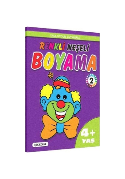 Pinokyo Yayınları Neşeli Boyama Yaş(2) 4+ Yaş