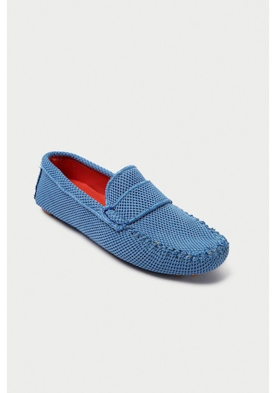 Mubiano Summer Kadın Triko Mavi Babet & Loafer -mstb2020-m Mavi