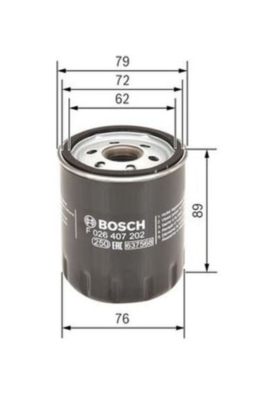 Bosch F026407202 Yağ Filtresi 03l115561