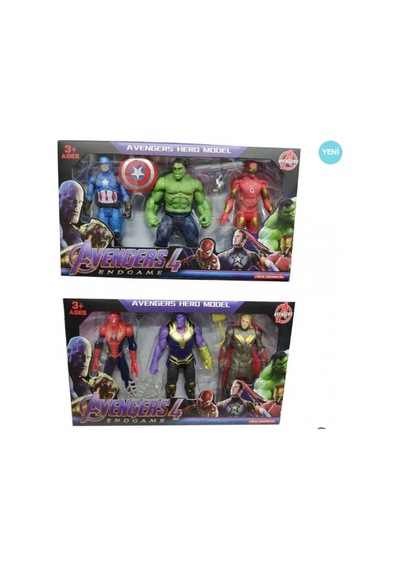 Avengers Yenilmezler Süper Kahramanlar Oyuncak 6 Lı Set