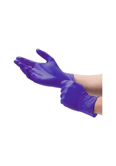 Dolphin Tek Kullanımlık Lila Nitril Eldiven - Muayne Eldiveni Medium Orta Boy - 100'lü 3 Paket