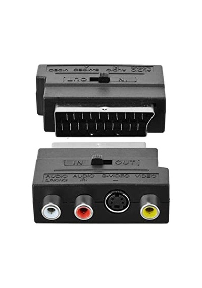 Scart Adaptör Swıchli İn-out