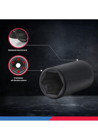 Dorf 1" 30mm Havalı Lokma Ağır Tip Lokma