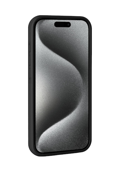 Apple Uyumlu iPhone 15 Pro Kılıf Simli Pırlanta Taşlı Kamera Yükseltili Silikon Ata Pro Tech Siyah