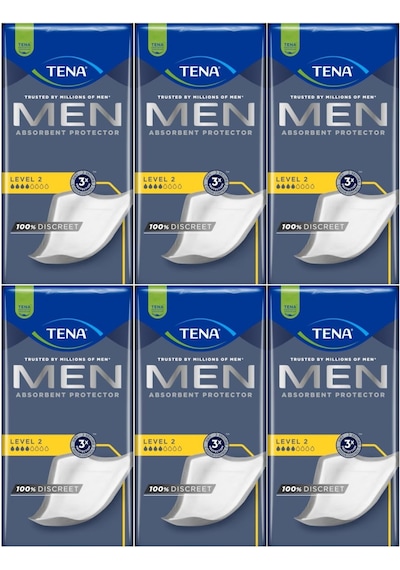 Tena Men Emici Koruma Level 2 Erkek Mesane Pedi 120 Adet Standart