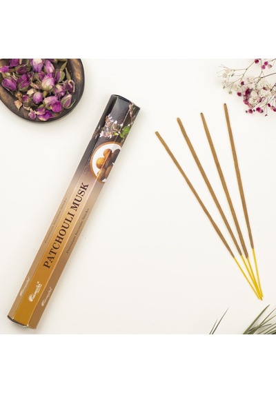Aromatika Paçuli & Misk Aromalı Premium Çubuk Tütsü