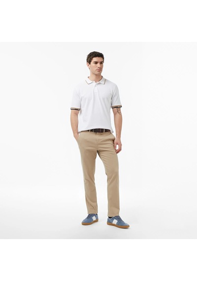 Nautica Regular Fit Polo Yaka Erkek T-shirt K65354t Beyaz