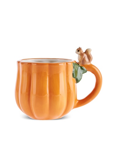 Karaca Cozy Bal Kabağı Sincap Kupa 320 Ml Çok Renkli