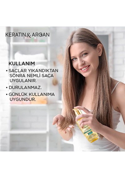 Bioxcin Keratin &amp Argan Onarıcı Saç Bakım Yağı 150 Ml - Yıpranmış Ve Hasar Görmüş Saçlar 2li Paket