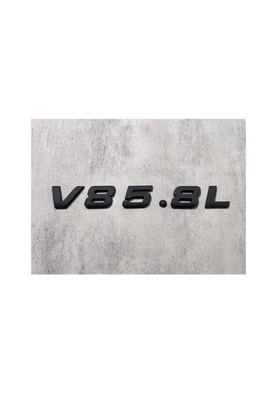Vtr V8 5.8 L Piano Black Çamurluk Yazısı Mercedes 709