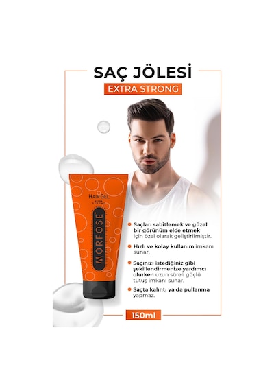 Morfose Extra Strong Saç Jölesi 150 ML
