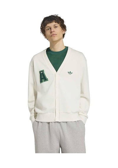 Adidas Erkek Ceket Varsıty Cardıgan Ib7093 Beyaz