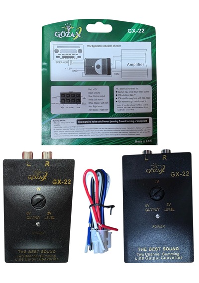 Göza-x Gx-22 Tek Anfi Deck Çevirici Dönüştürücü Profesyonel 5 V Ç
