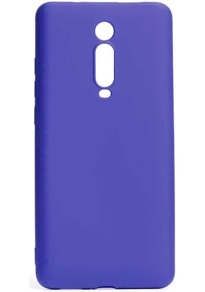 Noktaks - Xiaomi Uyumlu Xiaomi Mi 9t - Kılıf Mat Soft Premier Silikon Kapak - Saks Mavi T8885 Saks Mavi