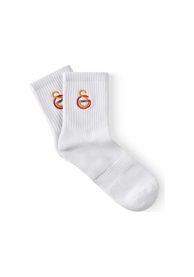 Gsstore Galatasaray Unisex Çorap U252284 Beyaz