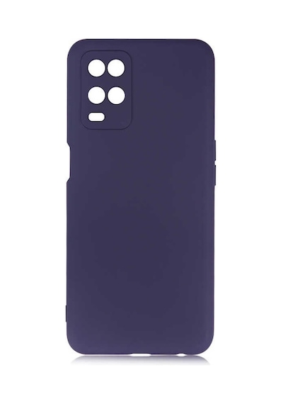 Kilifone - Oppo Uyumlu A54 4g - Kılıf Mat Renkli Esnek Premier Silikon Kapak - Lacivert