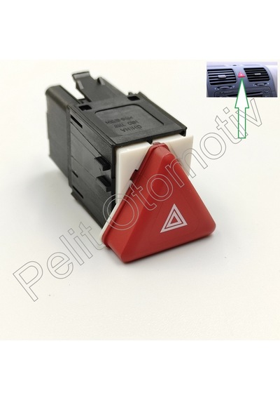 Golf 5 Jetta Dörtlü Flaşör Düğmesi 2004 - 2010 1k0953509a