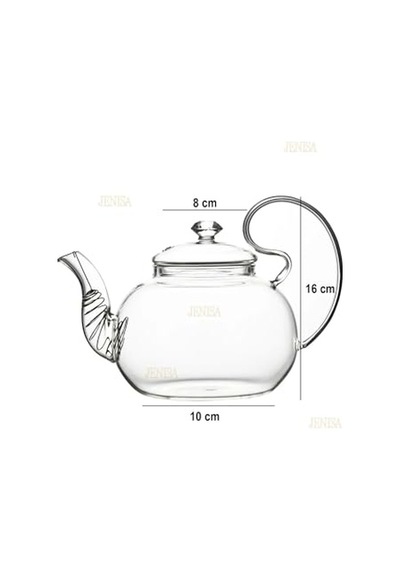 1l Demlik Süzgeçli Bitki Çayı Ve Aromatik Çaylar Için Dayanıklı Cam Demlik Diğer