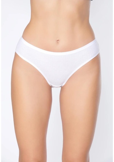 12 Adet Tutku Elit Bayan Bambu Derbi Bikini Külot Karışık Renk 2709 Çok Renkli