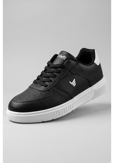 In Step Premium Serisi Siyah- Beyaz Taban Unısex Sneaker Günlük Spor Ayakkabı Siyah - Beyaz