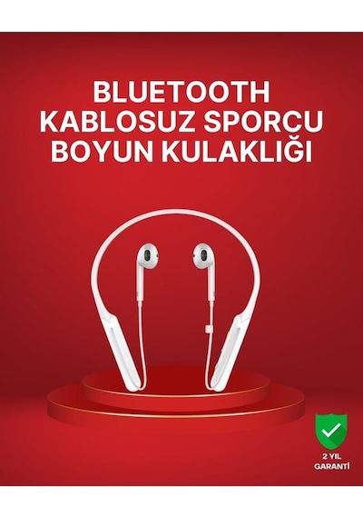 Boyun Askılı Kablosuz Kulaklık Uzun Süreli Batarya Performansı