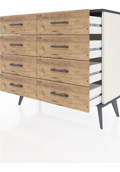 Arges Şifonyer 8 Çekmeceli 88x30x80 Aytaşı-antrasit/çam Antrasit/çam Arges Şifonyer 8 Çekmeceli 88x30x80 Aytaşı-antrasit/çam Antrasit/çam