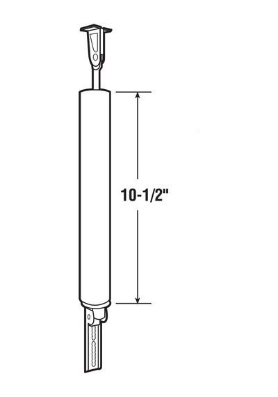 Prime-line Products K 5073 Standart Görev Kapı Kapatıcı Siyah