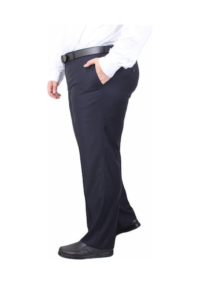 Starbattal Erkek Büyük Beden 6 Drop Kumaş Pantolon Parıs P071011 Lacıvert Lacivert