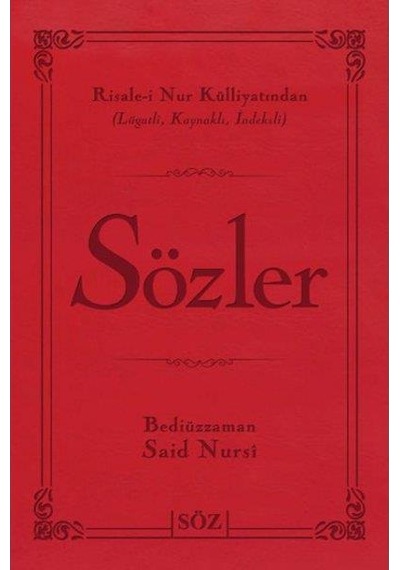 Sözler (Büyük Boy - İki Renk) - Bediüzzaman Said-i Nursi - Söz Basım Yayın