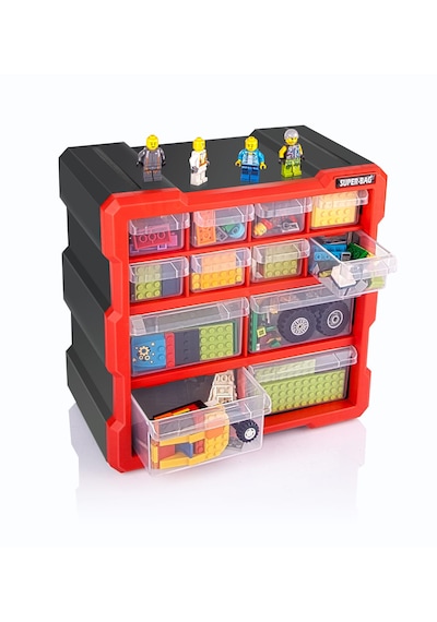Super Bag Monoblok Çekmece Seti 12'Li Hobby Organizer Seti
