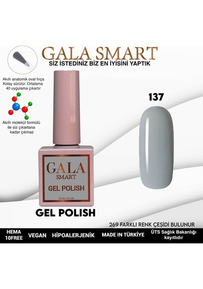 Gala Smart Classic Kalıcı Oje 10 Mle No:137