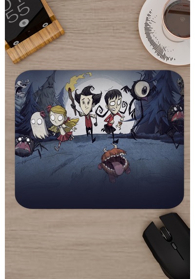 Don't Starve Kaymaz Dikişli Kauçuk Oyuncu Mousepad V5 - 22x18 Gaming Mouse Pad Fare Altlığı