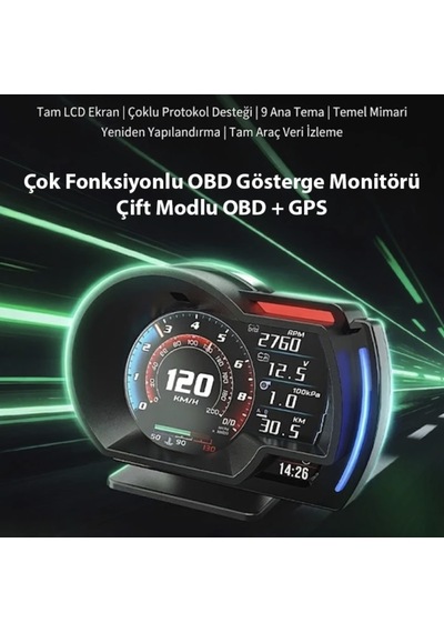 Fiat Egea İçin Odb Digital Ekran Hayalet Göstergesi , Hız Basınç Yağ Durumu Arıza Gösterme