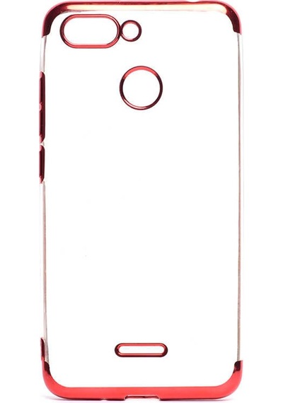 Xiaomi Redmi 6 Kilif Zore Dört Köseli Lazer Silikon Kilif 484341609