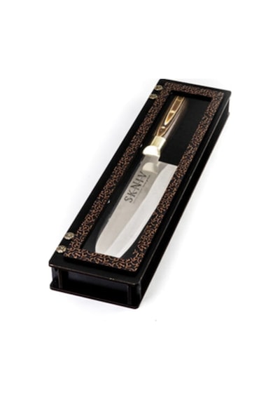 Özel Seri El Yapımı Profesyonel Yekpare Çelik Bilezikli Santoku Ş