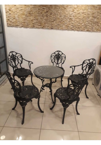 Aluminyumdokumcu Döküm Bekleme Salonu Masa Sandalye