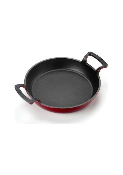 Lava Demir Döküm Yuvarlak 16 CM Sahan Kırmızı