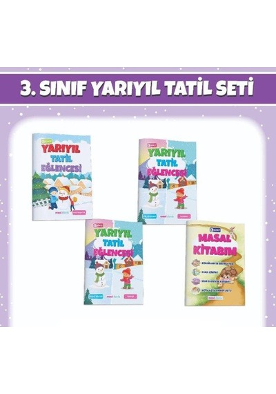3.sınıf Yarıyıl Tatil Kitabı Mavi Deniz