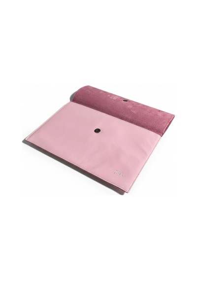 Plush Studıo Istanbul Pembe Rugan Laptop Ve Evrak Çantası Peluş Astarlı 36 26 Cm Pembe Pembe