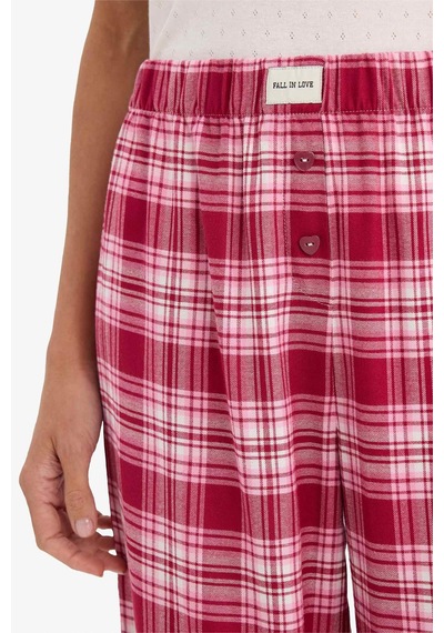 Defacto Regular Fıt Flanel Alt G1723ax26spbr205 Bordo-br205