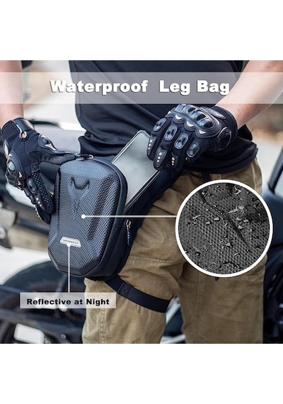 Motosiklet Bisiklet Scooter Bacak Bel Çantası Yürüyüş Eşya Outdoor Çanta