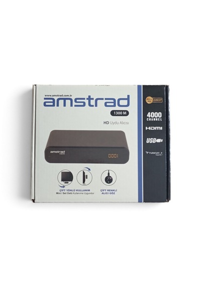 Amstrad 1300 M Full Hd Setüstü Mini Uydu Alıcısı - Hdmi Ve Scart Girişli - Tkgs - Yeni Sürüm - Tak Çalıştır -2 Yıl