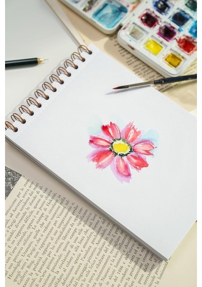 Matt Notebook A5 Eskiz Defteri Sketch Book 50 Yaprak 150 Gr Kalın Kağıt