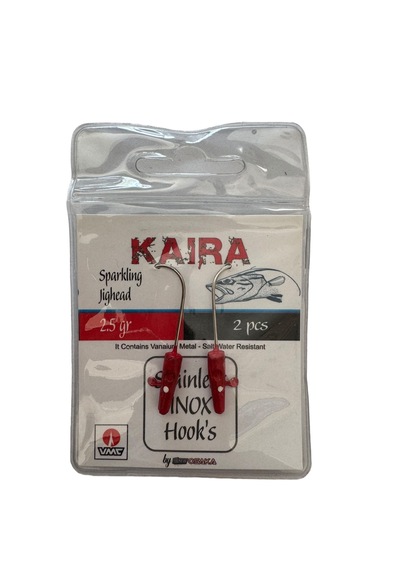 Kaıra Jıg Heed 2.5 Gr No : 1/0 Vmc 2lı Pk
