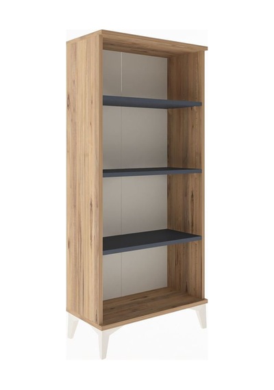 Arges Dolap 3 Raflı 60x30x134 Çam-antrasit Çam