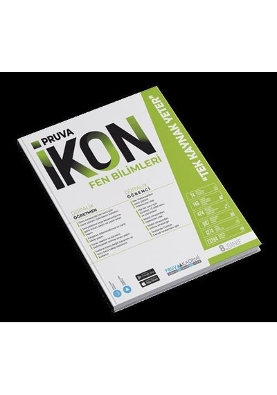 8. Sınıf İkon Fen Bilimleri Konu Anlatım Kitabı -  Pruva Akademi