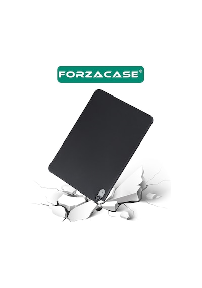 Forzacase Apple Uyumlu iPad  Pro 12.9 2020 Tablet İle Silikon Kılıf Siyah - Fc155 Siyah