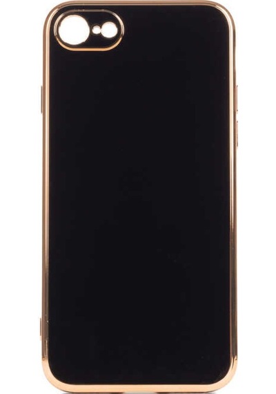 Apple Uyumlu iPhone Se 2020 Kılıf Zore Bark Kenarları Altın Renk Kılıf