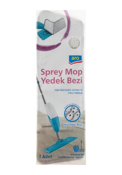 Aro Sprey Mop Yedek Paspas - Mikrofiber Bez, Tüm Yüzeyler İçin Tarı